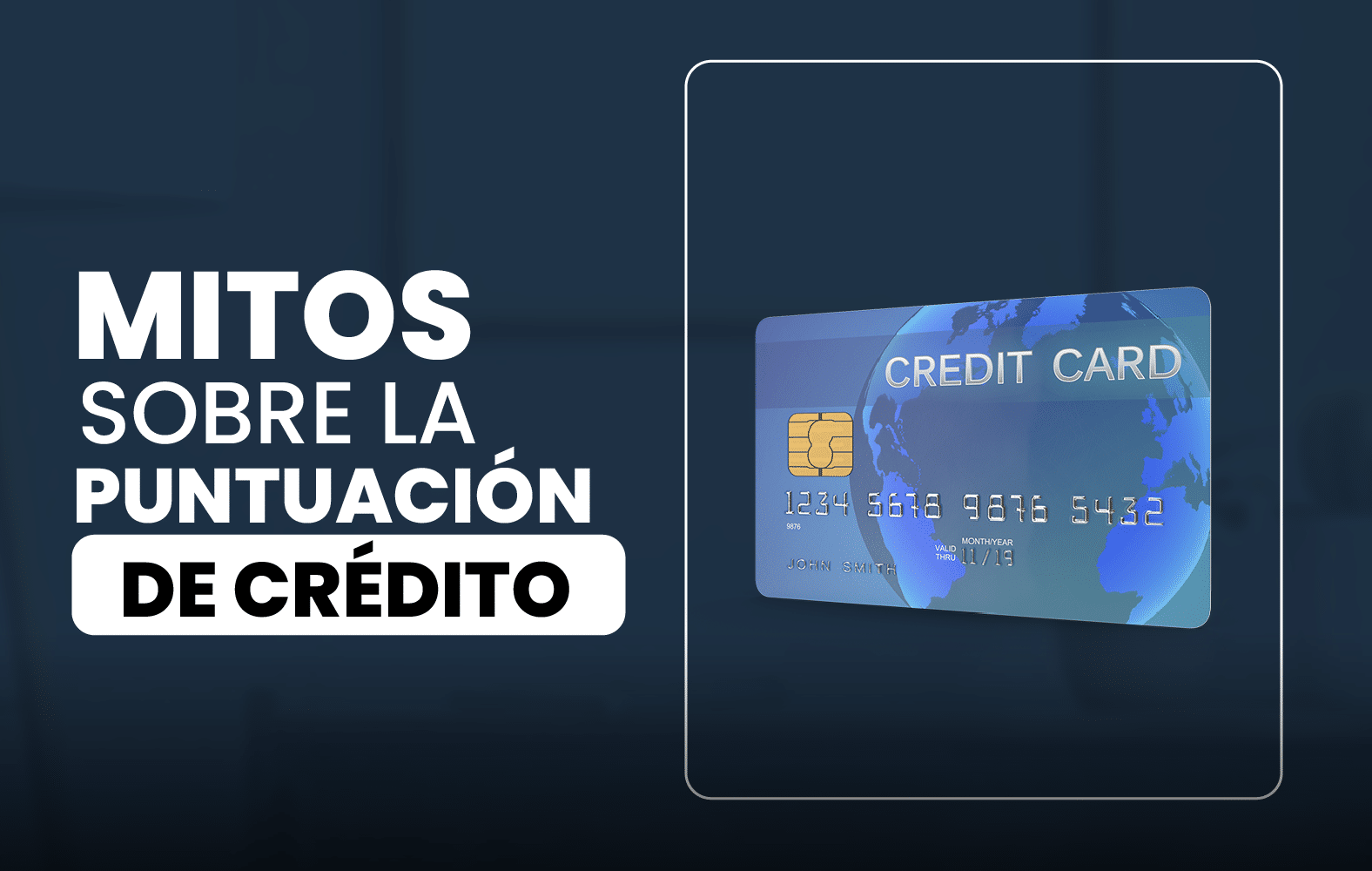 Mitos sobre la puntuación de crédito